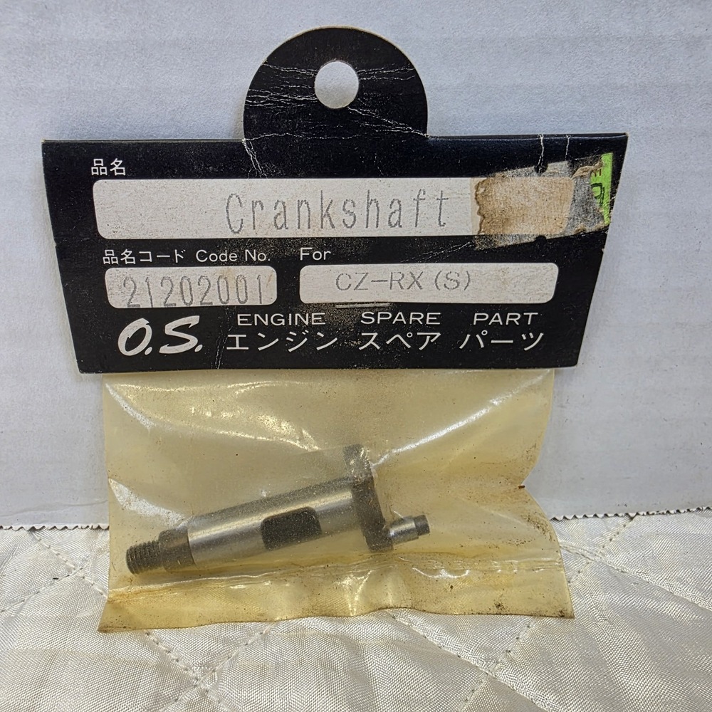 New O.S. Crankshaft 21202001 CZ-RX (S)